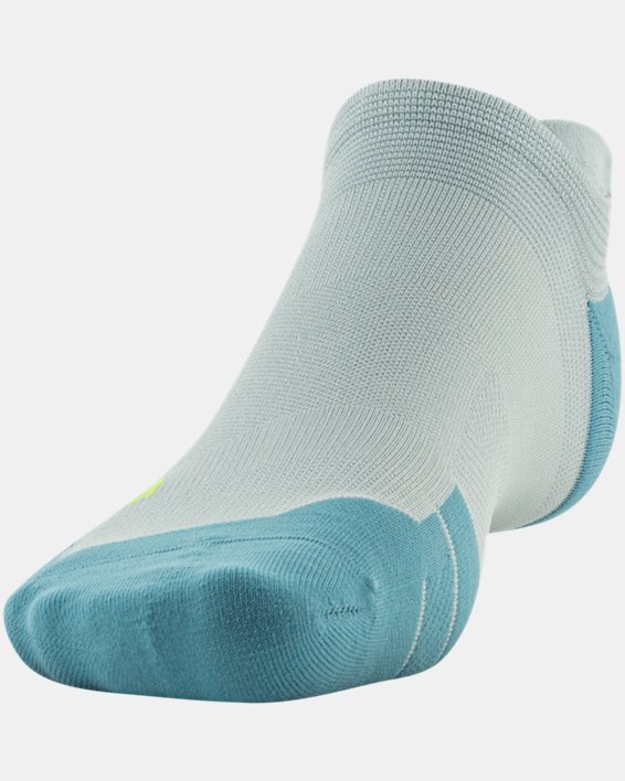 Unisex UA Iso-Chill ArmourDry™ Golf 2-Pack No Show Tab Socks, Blue, pdpMainDesktop image number 5